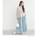 n'OrLABELリネンライクタックガウチョパンツ  | osharewalker | 詳細画像15 