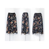 n'OrLABEL花柄プリントチュールレイヤードスカート  | osharewalker | 詳細画像15 