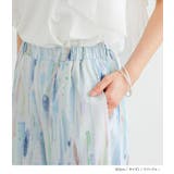 n'OrLABEL水彩プリントワイドパンツ  | osharewalker | 詳細画像15 