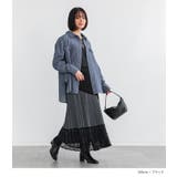 n'OrLABEL異素材プリーツ切替スカート  | osharewalker | 詳細画像14 