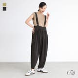 n'OrLABELバルーンギャザーテーパードサロペット | osharewalker | 詳細画像1