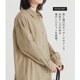n'OrLABEL袖ギャザーシャツワンピース | osharewalker | 詳細画像5