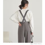 n'OrLABELサスペンダー付きツイルハイウエストパンツ | osharewalker | 詳細画像13 