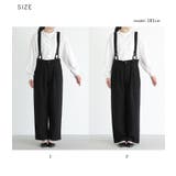 n'OrLABELサスペンダー付きツイルハイウエストパンツ | osharewalker | 詳細画像20 