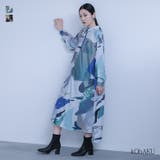 kOhAKUアート柄シャツワンピース | osharewalker | 詳細画像1