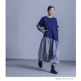 kOhAKU異素材ドッキングバルーンワンピース | osharewalker | 詳細画像2