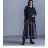 kOhAKU異素材ドッキングバルーンワンピース | osharewalker | 詳細画像5