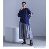 kOhAKU異素材ドッキングバルーンワンピース | osharewalker | 詳細画像10