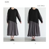 kOhAKU異素材ドッキングバルーンワンピース | osharewalker | 詳細画像20