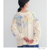 somari imagination花柄プリントスウェットドッキングワンピース | osharewalker | 詳細画像9 