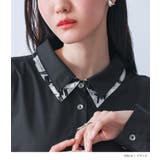 kOhAKU柄ドッキングシャツワンピース | osharewalker | 詳細画像12