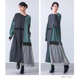 kOhAKU配色カットソーワンピース | osharewalker | 詳細画像7