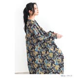 n'OrLABEL花柄シャーリングギャザーワンピース | osharewalker | 詳細画像10