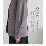n'OrLABEL袖タックシングルテーラードジャケット | osharewalker | 詳細画像5