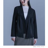 kOhAKU異素材ドッキングノーカラージャケット | osharewalker | 詳細画像7