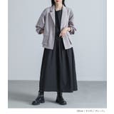 kOhAKU袖メッシュ切替テーラードジャケット | osharewalker | 詳細画像8
