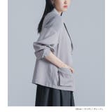 kOhAKU袖メッシュ切替テーラードジャケット | osharewalker | 詳細画像9