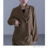 kOhAKUシアーストライプアシンメトリージャケット | osharewalker | 詳細画像7