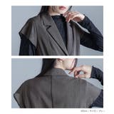 kOhAKUシアー切替テーラードジレ | osharewalker | 詳細画像15 
