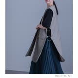 kOhAKUサイドリングミドル丈ジレ  | osharewalker | 詳細画像5 