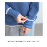 n'OrLABEL配色ラインスポンジニット | osharewalker | 詳細画像6