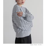 n'OrLABEL立体柄スポンジニット | osharewalker | 詳細画像7 