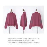 n'OrLABELハイネックロゴ刺繍スウェット | osharewalker | 詳細画像4 