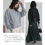 n'OrLABELバックジップ配色ステッチスウェット | osharewalker | 詳細画像2 