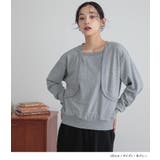 n'OrLABELボレロドッキング裏毛スウェット | osharewalker | 詳細画像11 
