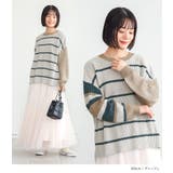 n'OrLABELマルチボーダーニット | osharewalker | 詳細画像10