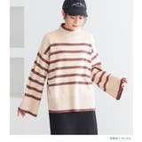 n'OrLABELハイネックワイドスリーブボーダーニット | osharewalker | 詳細画像16 