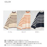 n'OrLABELハイネックワイドスリーブボーダーニット | osharewalker | 詳細画像20 