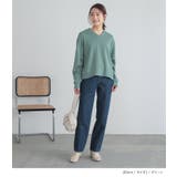 n'OrLABELタックデザインVネックプルオーバー | osharewalker | 詳細画像10
