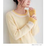 n'OrLABEL配色レイヤードモヘヤタッチニット | osharewalker | 詳細画像7 