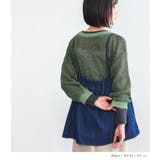 n'OrLABEL配色レイヤードモヘヤタッチニット | osharewalker | 詳細画像10 