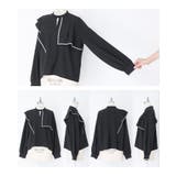 kOhAKUフリルヨークデザインシャツ | osharewalker | 詳細画像15 