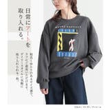 n'OrLABEL絵画プリントスウェット  | osharewalker | 詳細画像3 