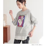 n'OrLABEL絵画プリントスウェット  | osharewalker | 詳細画像11 