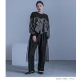 kOhAKU異素材フリルドッキングスウェット  | osharewalker | 詳細画像7 