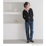 n'OrLABEL綿ニットダブルジップリブカーディガン | osharewalker | 詳細画像13 