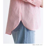 somari imaginationギャザーモチーフストライプシャツ | osharewalker | 詳細画像16 