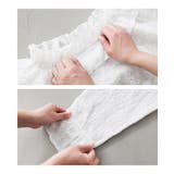 somari imaginationチュールテープフラワー刺繍シアーブラウス | osharewalker | 詳細画像16