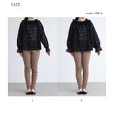 somari imaginationチュールテープフラワー刺繍シアーブラウス | osharewalker | 詳細画像19