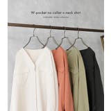 n'OrLABELVネックWポケットシャツ | osharewalker | 詳細画像7