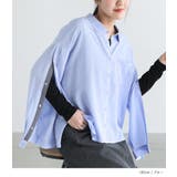 n'OrLABEL配色オープンスリーブシャツ | osharewalker | 詳細画像10