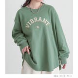 n'OrLABELカレッジロゴ裏毛スウェット | osharewalker | 詳細画像17