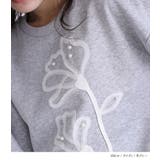 somari imaginationフラワーモチーフスウェット | osharewalker | 詳細画像13