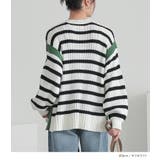 n'OrLABELサイドラインボーダーニットプルオーバー  | osharewalker | 詳細画像9 