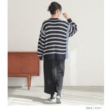 n'OrLABELサイドラインボーダーニットプルオーバー  | osharewalker | 詳細画像14 