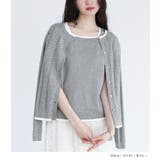 somari imagination配色透かし編みアンサンブルニット | osharewalker | 詳細画像8